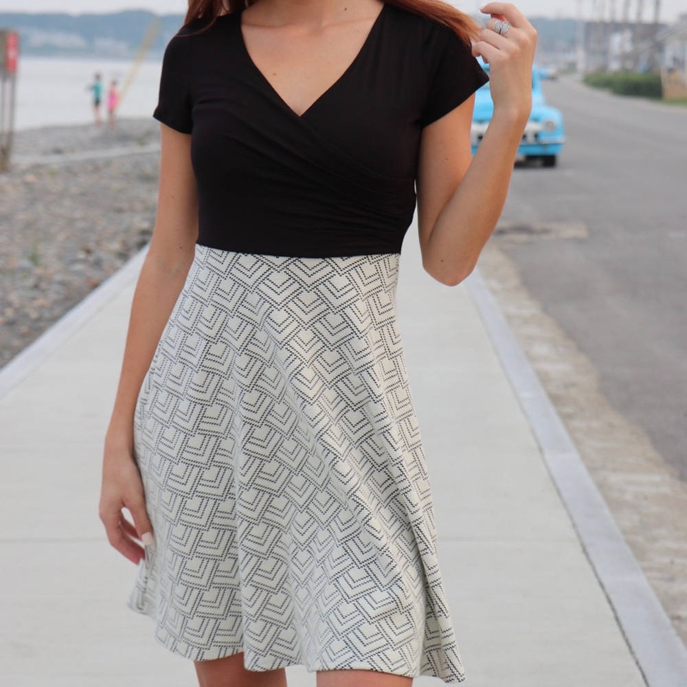 Very cute and comfortable skater dress.